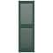 Ekena Millwork Mid-America Vinyl, Standard Size Cathedral Top Center Mullion, Open Louver Shutter, 11239028, PR 00011239028 - alternate 6